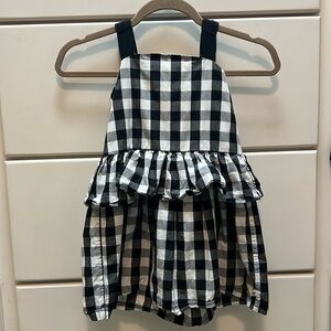 Kate Spade Girls Gingham Checked dress size 6x